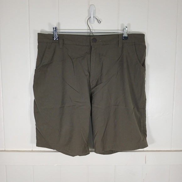 Icebreaker Other - Icebreaker Olive Green Men’s Flat Front Shorts
